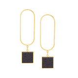 Zoe Earrings - Lava