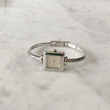 Vintage Silver Square Faced Gucci Watch