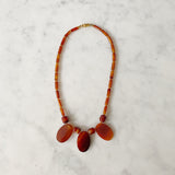 Vintage Beaded Agate Necklace