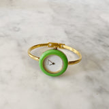Vintage Gold Gucci Watch with Multi Interchangeable Bezels