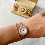 Vintage Gold Gucci Watch with Multi Interchangeable Bezels