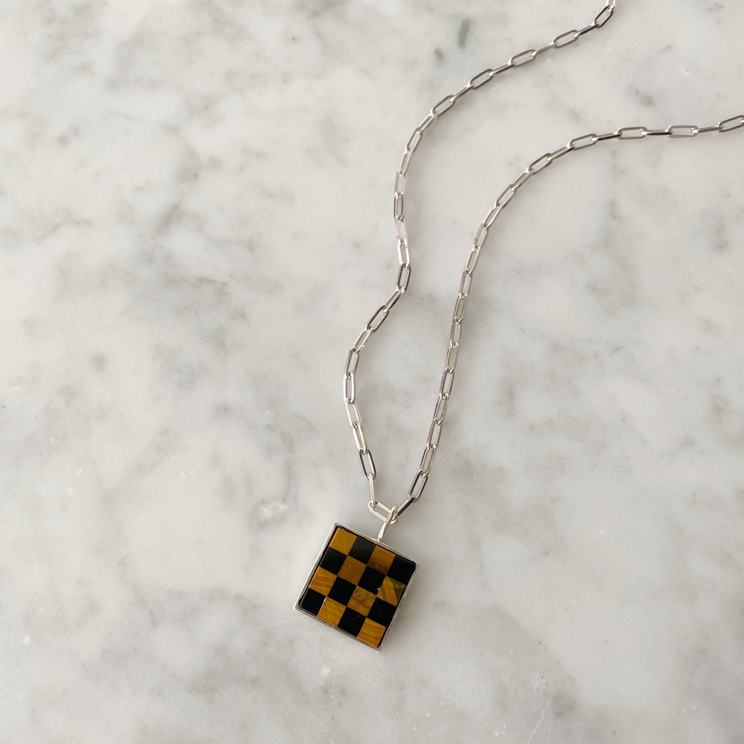 Samuel Necklace - Checkered