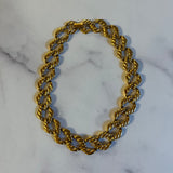 Vintage Gold Oversized Chain Link Necklace