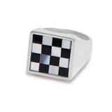 Samuel Mini Ring - Checkered