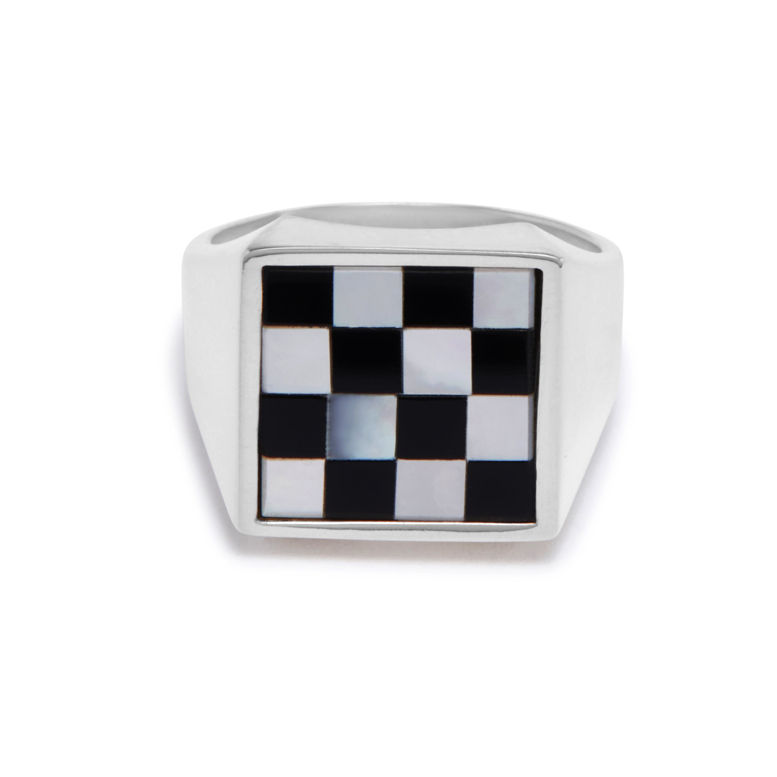 Samuel Mini Ring - Checkered