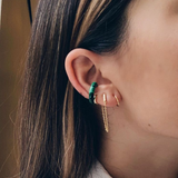 Francis Ear Cuff - Malachite