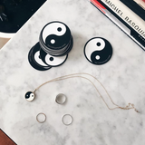 #BABESINTT: Yin Yang Everett Necklace - Cable Link Chain