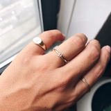 Charlie Ring - White Topaz