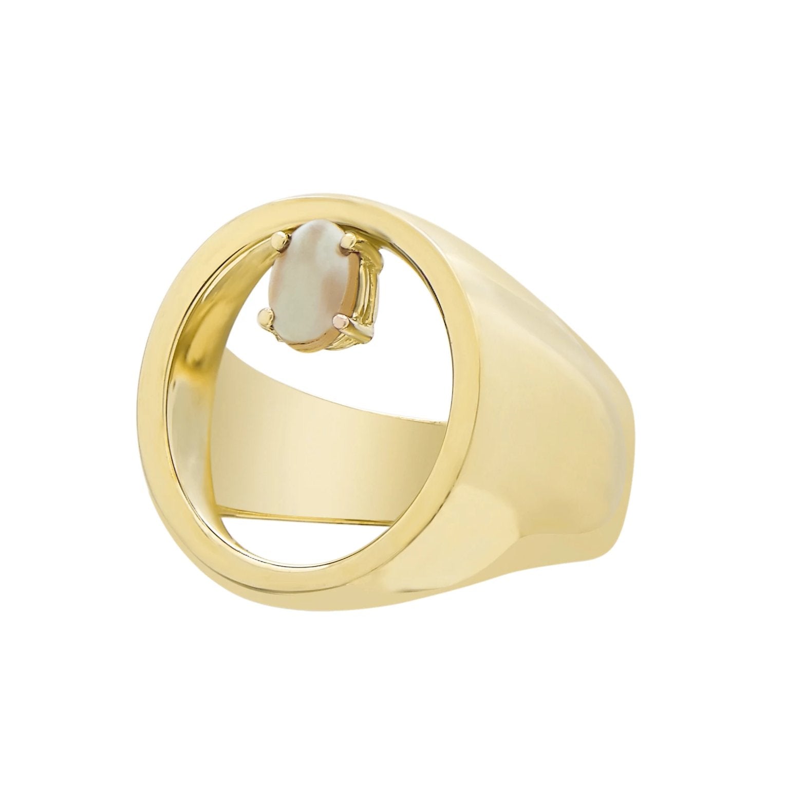 Aida Ring with 1.58ct Lab-grown Diamond in Gold by SHW Jewelry