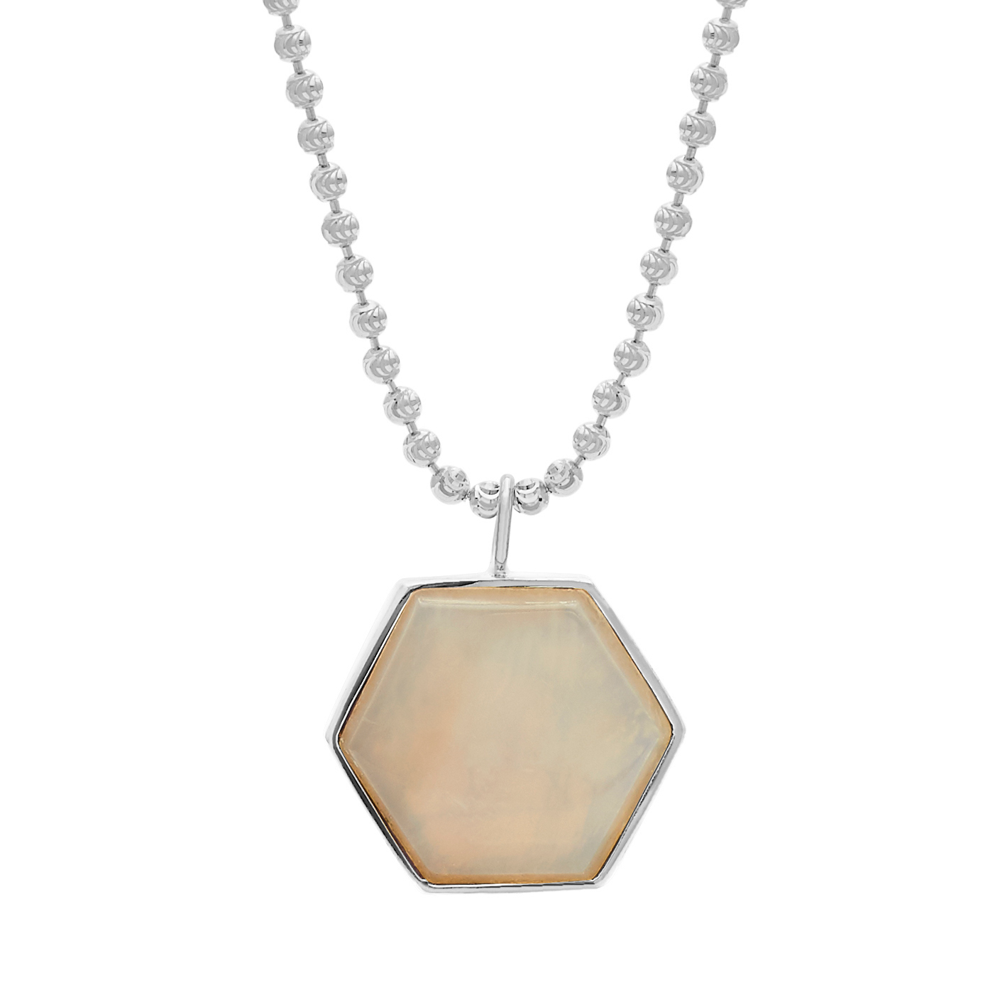 Beckham Necklace - White Agate