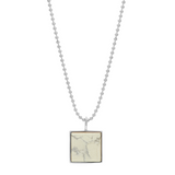 Samuel Necklace - White Howlite