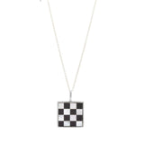 Samuel Necklace - Checkered Cable Link Chain