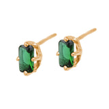 Jordan Earrings - Green Quartz