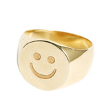 Frederick Smiley Face Ring