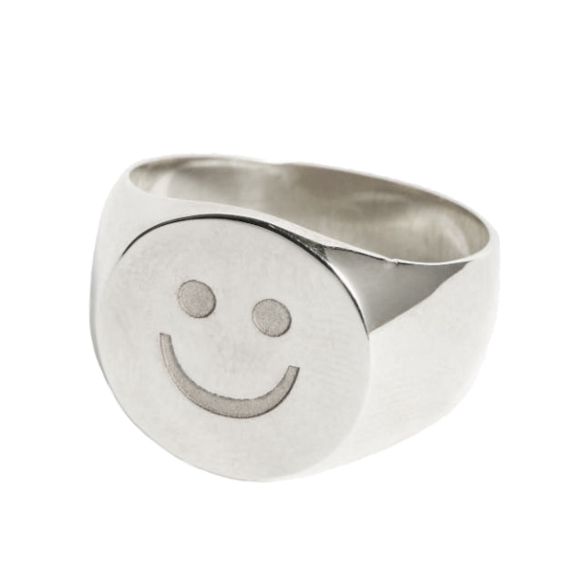 Frederick Smiley Face Ring