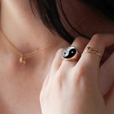 Yin Yang Best Friend Ring