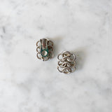 Vintage Silver Ring Clip-On Earrings